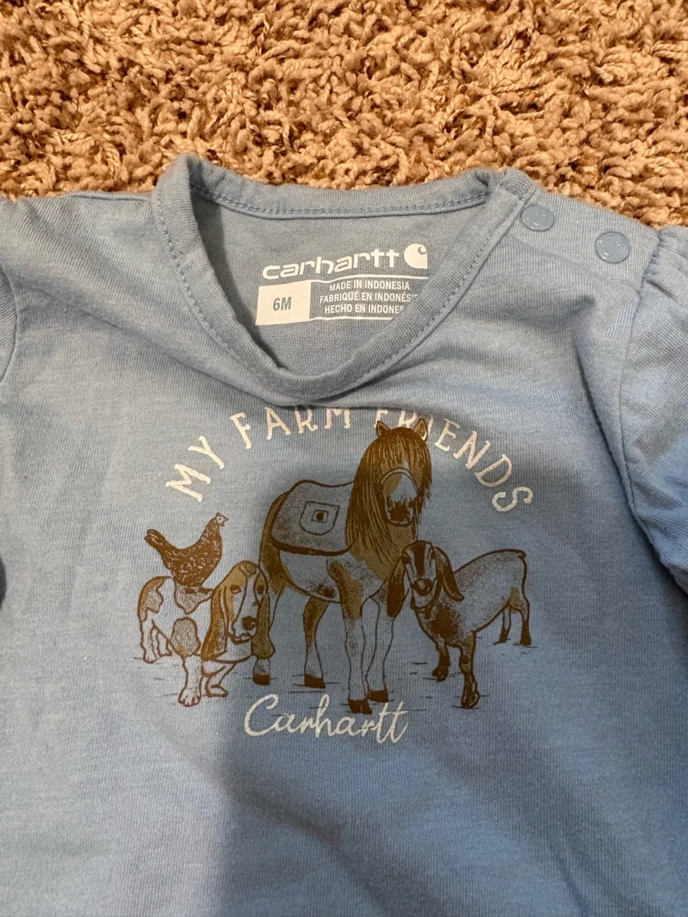 Carhartt Baby Girl Bodysuit Lot size 6 months